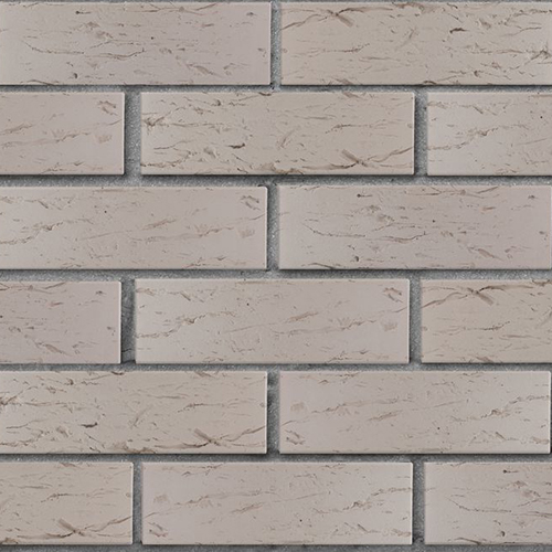 Кирпич ЛСР лицевой керамический пустотелый 1НФ светло-серый рустик