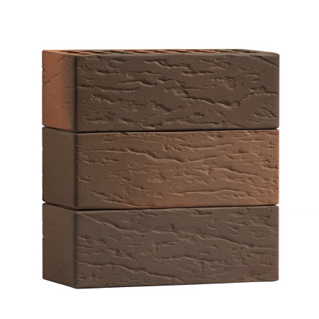 Кирпич лицевой Volgabrick Флеш Руст №70 1.4НФ 