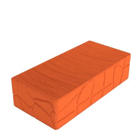 Воткинский кирпич цокольный 1НФ полнотелый (М-125)  (Энтузиастов)