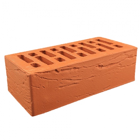 Кирпич лицевой Строма 1,4НФ красный рустик