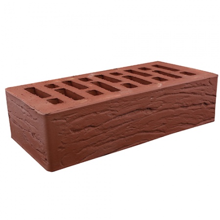 Кирпич лицевой Строма 1НФ бордо рустик