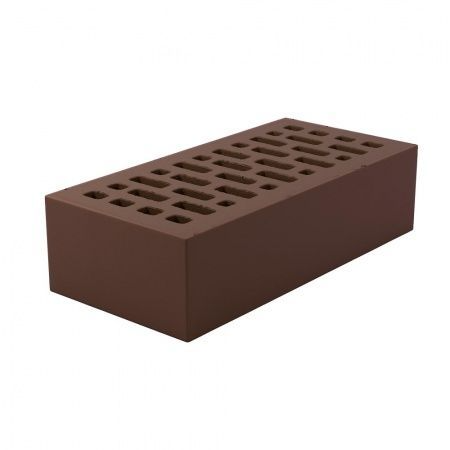 Саранский кирпич лицевой 1НФ шоколад гладкий