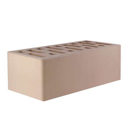 Кирпич лицевой Старый Оскол 1,4НФ слоновая кость гладкий