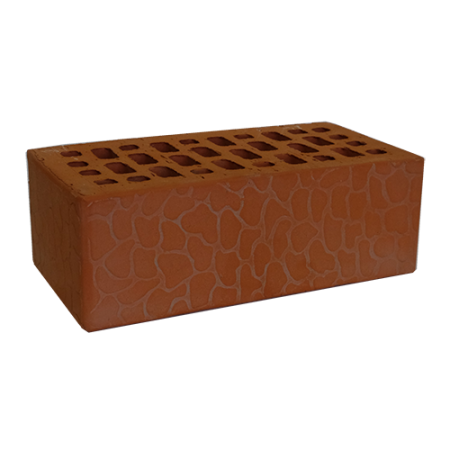 Кирпич Римкер лицевой красный 1,4НФ черепаха