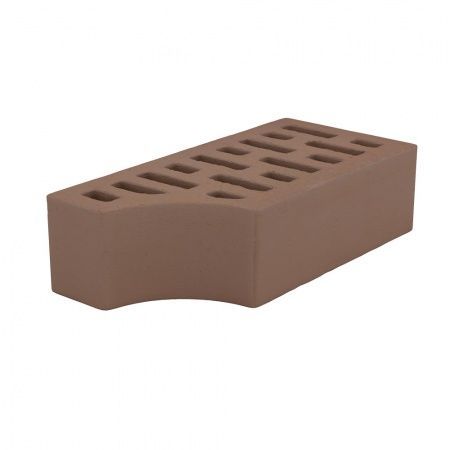 Арский кирпич фасонный 1НФ гляссе вогнутый