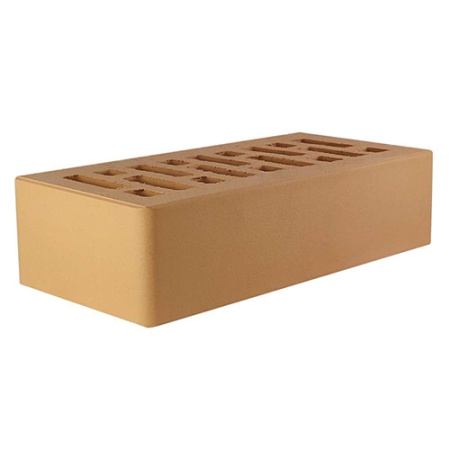 Кирпич лицевой Старый Оскол 1НФ солома гладкий