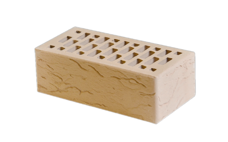 Маркинский кирпич лицевой 1.4НФ капучино 01 риф