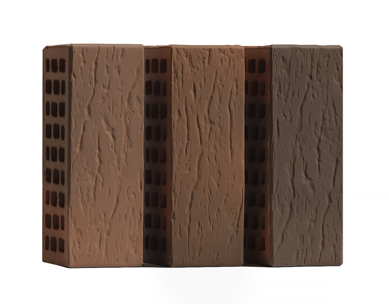 Кирпич лицевой Volgabrick Флеш Руст №70 1.4НФ 