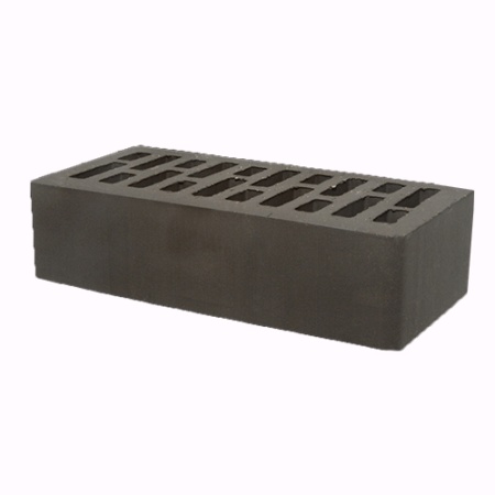 Кирпич лицевой Тербунский гончар пустотелый 1НФ графит гладкий