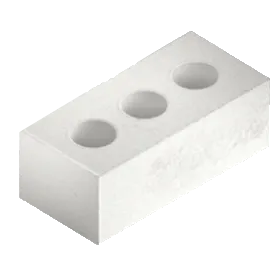 Борский кирпич силикатный пустотелый 1,4НФ белый