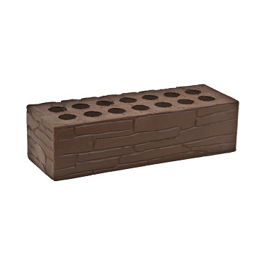 Кирпич Чернушкастройкерамика лицевой 0,7НФ коричневый плитняк