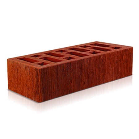 Кирпич лицевой Старый Оскол 1НФ красный бархат